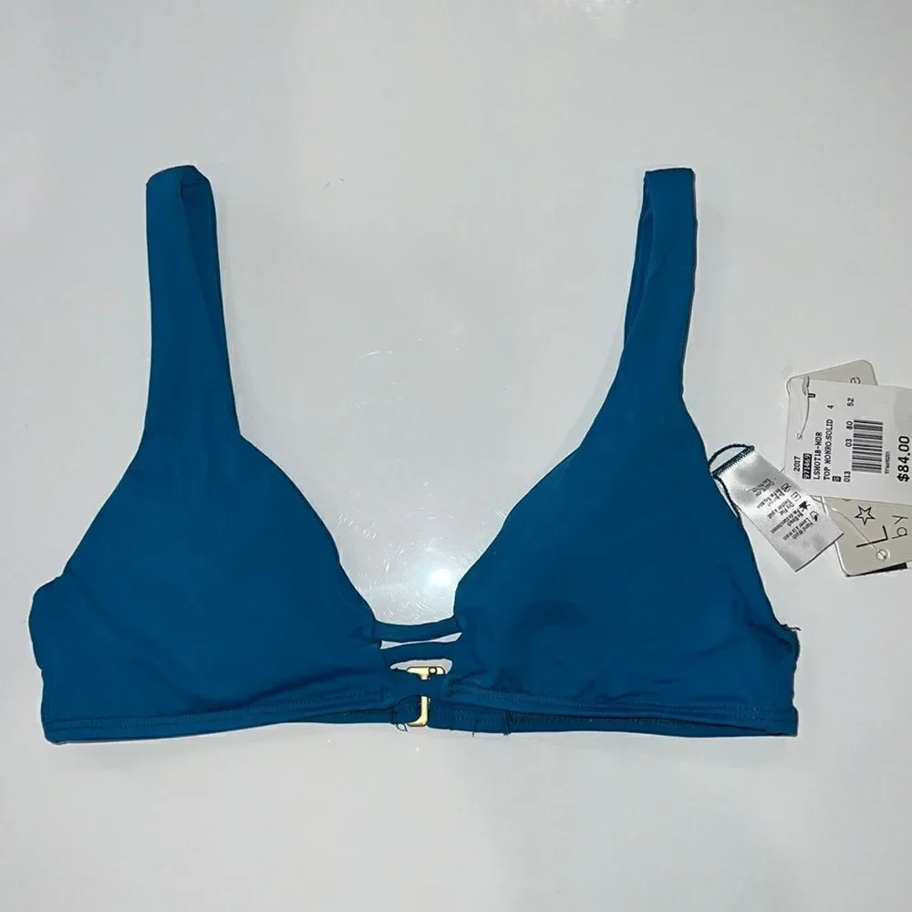 NWT L*Space Monro Top in Turquoise Blue Small